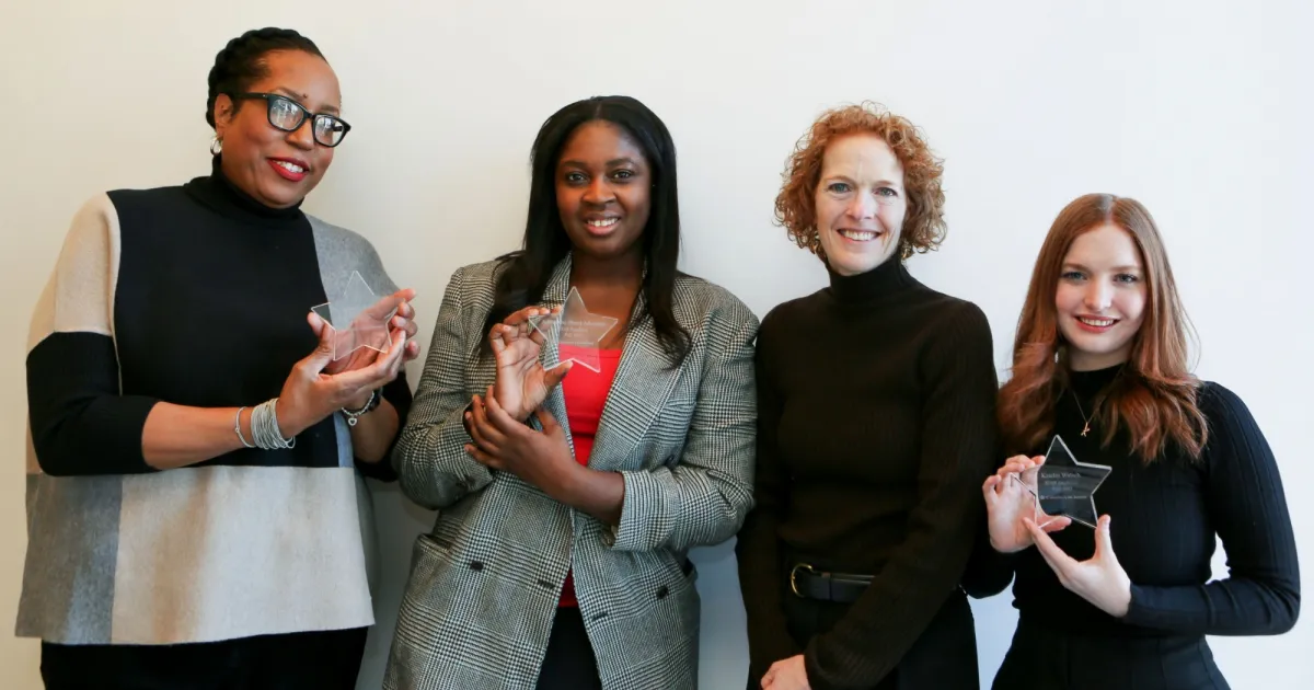 Katelin Walsch at Columbia University STAR recognition